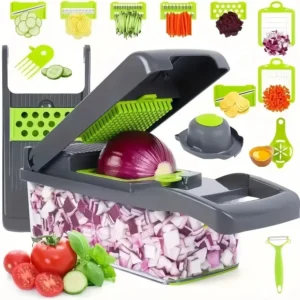 in-1 Vegetable Chopper & Slicer