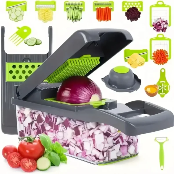 in-1 Vegetable Chopper & Slicer