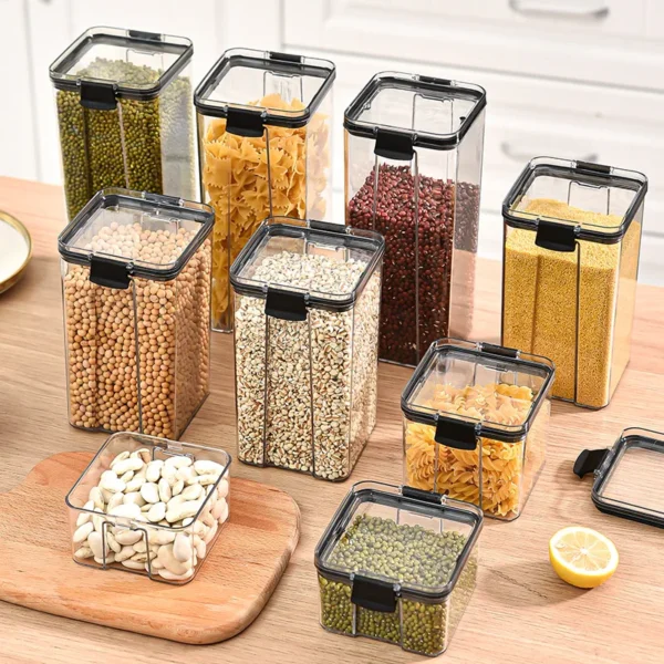 Airtight Kitchen Storage Jar Set - Image 6