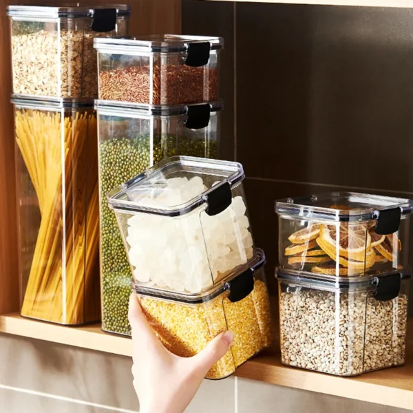 Airtight Kitchen Storage Jar Set - Image 3