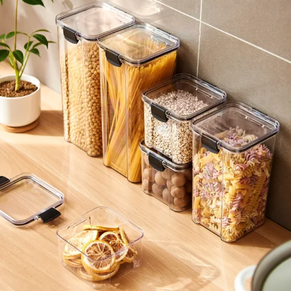 Airtight Kitchen Storage Jar Set - Image 2
